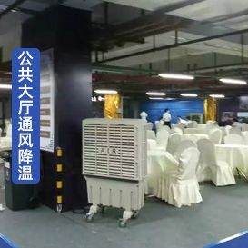 大厅通风降温方案 移动蒸发式冷风扇KT-20 